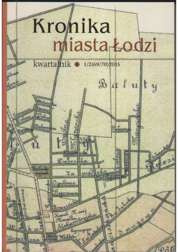 Kronika Miasta Łodzi nr 1-2/2015 