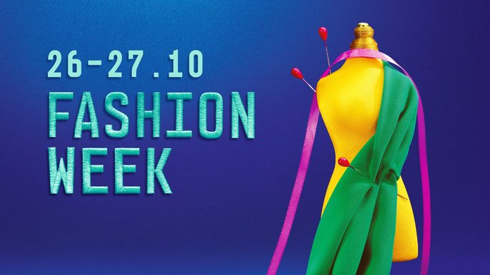 Grafika promująca wydarzenie: Manufaktura Fashion Week 2019 i Nocne Zakupy w Manufakturze - fot. mat. Manufaktura