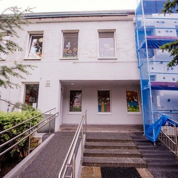 Modernizacja elewacji w Żłobku Miejskim nr 18 przy al. Harcerzy Zatorowców 