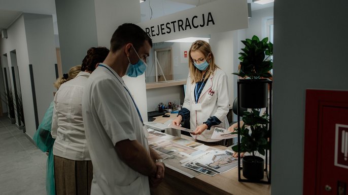 Poradnia przy ul. Odrzańskiej 29 po remoncie - fot. Radosław Żydowicz / UMŁ