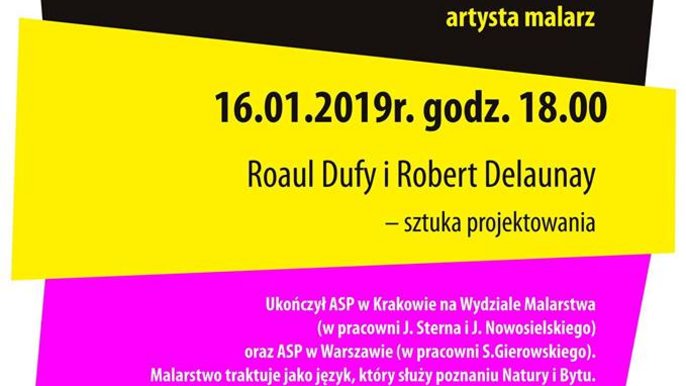 Grafika promująca wydarzenie: Akademia Interpretacji Sztuki "Nauka Języka Plastycznego" w Centrum Kultury Młodych - fot. mat. CKM