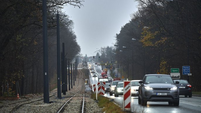 Remont torów tramwajowych łączących Łódź i Zgierz - fot. ŁÓDŹ.PL