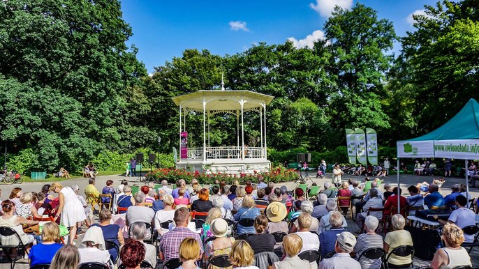 Zabytkowa altana w parku Źródliska to miejsce letniego muzykowania już od pięciu lat - fot. z arch. UMŁ
