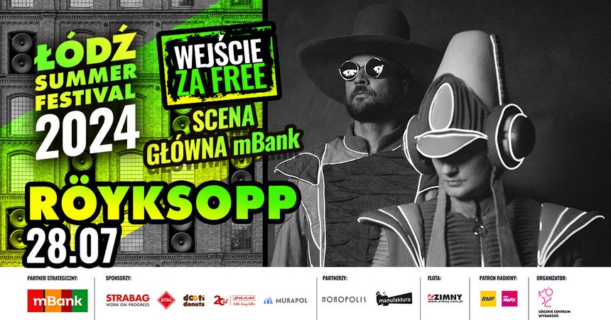 Summer Festival 2024: Röyksopp - Scena Główna mBank