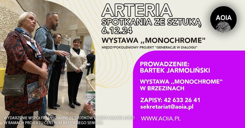 ARTERIA SPOTKANIE ZE SZTUKĄ 6.12.2024