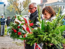 Przedstawiciele Wojewody Łódzkiego oraz Marszałka Województwa Łódzkiego. Fot. P. Wacławiak, UMŁ 