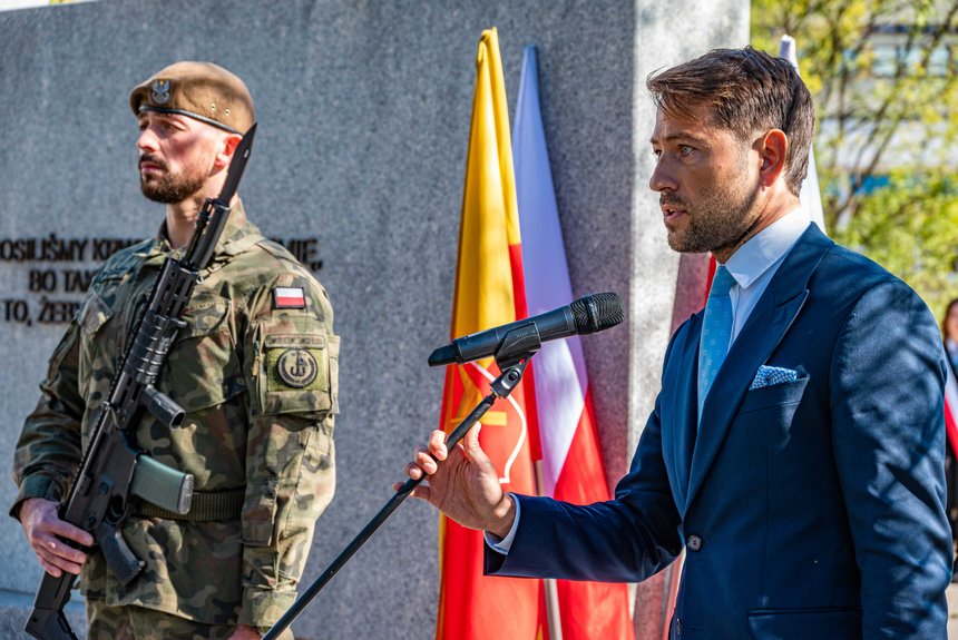 Wiceprezydent Łodzi Adam Pustelnik.Fot. P. Wacławiak, UMŁ