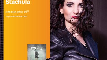 Grafika promująca wydarzenie:Magda Stachula - spotkanie autorskie w Empiku w Manufakturze -  mat. pras. Salon Empik Łódź Manufaktura