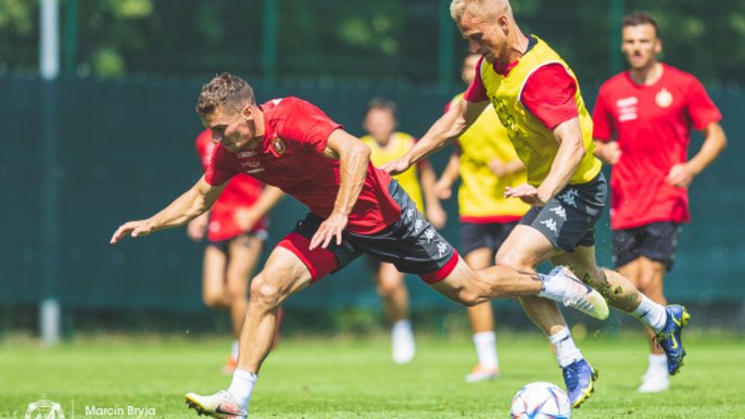 Trening Widzewa - fot. Marcin Bryja