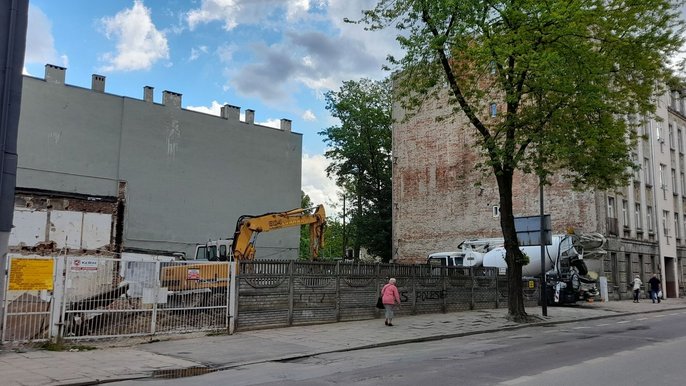 Budowa Maaran House przy ul. Żeromskiego 2 - fot. ŁÓDŹ.PL