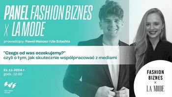  -  Łódź Young Fashion: PANEL Fashion Biznes x LA MODE w Akademii Sztuk Pięknych