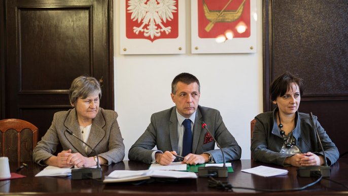 Prezydium Komisji Planu: Maciej Rakowski, Anna Lucińska i Urszula Niziołek-Janiak - Witold Ancerowicz - UMŁ