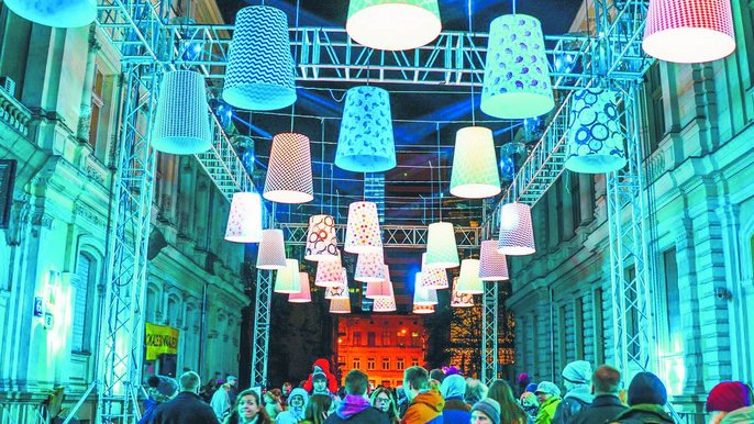 Piotrkowska Light Move Festiwal - fot. LODZ.PL