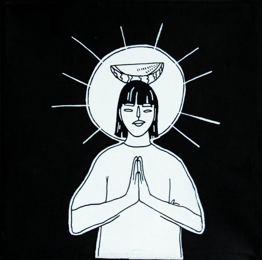 ilustracja przedstawiająca pracę artystki Viktorii Górko, Pamiętnik 