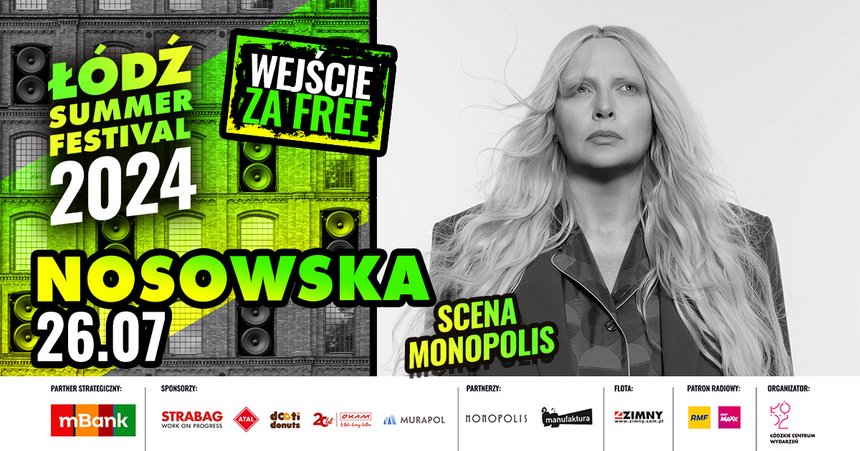 Summer Festival 2024: Nosowska - Scena Monopolis