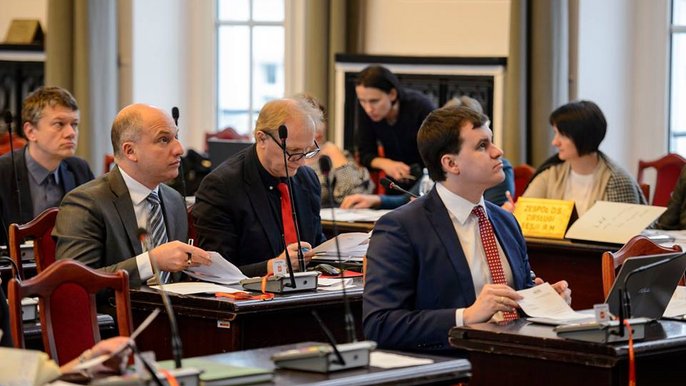 Radosław Marzec, wiceprzewodniczący Klubu Radnych PiS - Fot. Radosław Jóźwiak