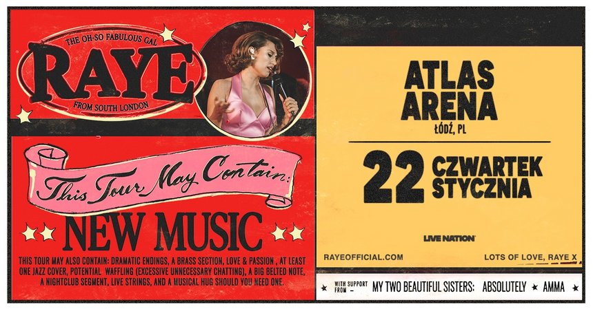 Łódź Atlas Arena Raye