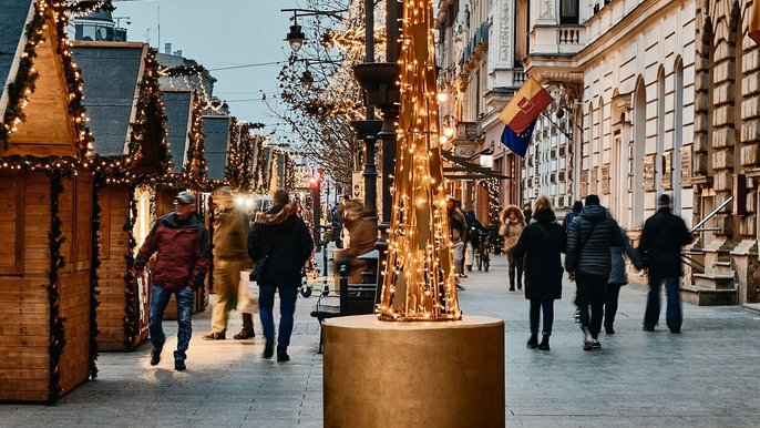 Jarmark Bożonarodzeniowy na Piotrkowskiej - fot. ŁÓDŹ.PL