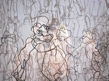 praca artystki Natalii Koncy, Tłum w tłumie, instalacja