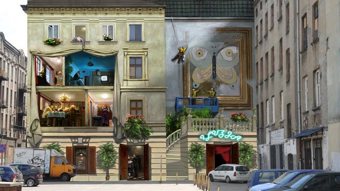 Propozycja muralu dla lokalizacji J. Kilińskiego 41 - Michał Szudrawski, laureat III miejsca 