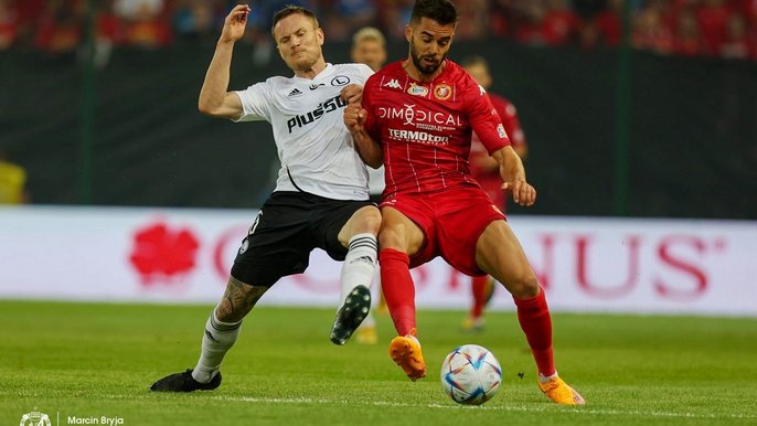 Bolesna porażka Widzewa Łódź w prestiżowym meczu z Legią Warszawa - fot. Marcin Bryja