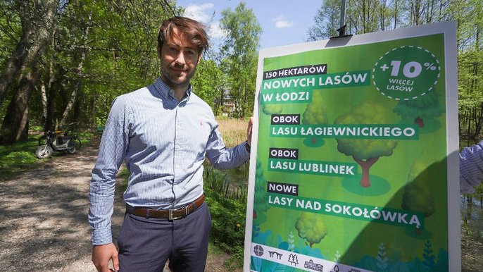 Nowe lasy w Łodzi 