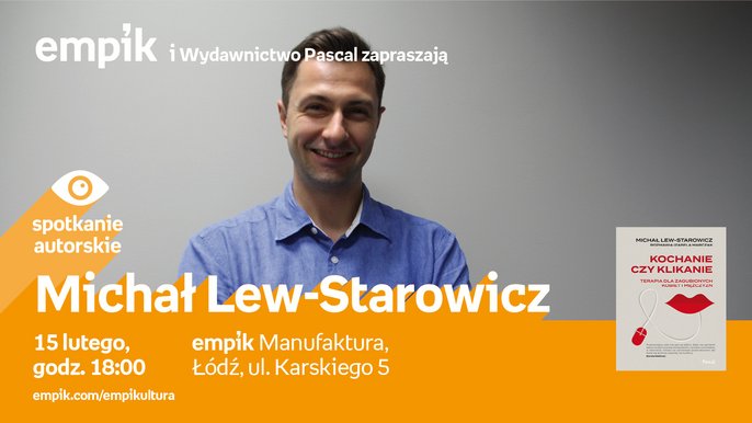 Michał Lew-Starowicz - spotkanie autorskie w Empiku w Manufakturze - fot. mat. pras. Salon Empik Łódź Manufaktura