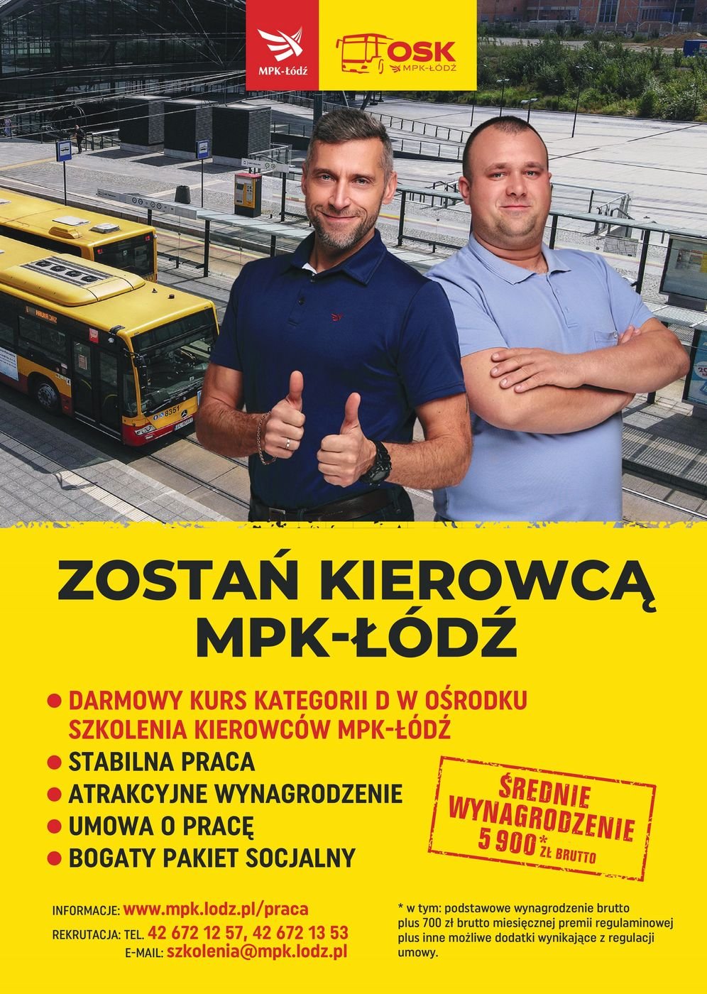 Zostań kierowcą MPK Łódź 