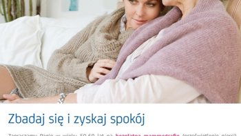 Grafika promująca wydarzenie: Bezpłatne badania mammograficzne w mammobusie LUX MED przy CH Sukcesja w lipcu -  fot. mat. LUX MED Diagnostyka