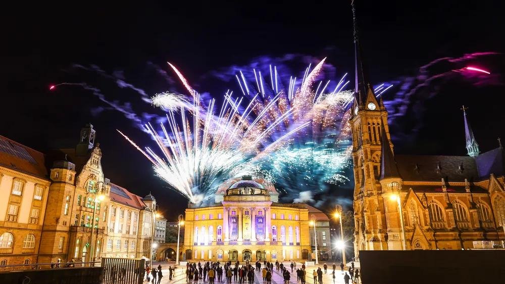 Fireworks during the Inauguration
