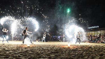 Zdjęcie promujące wydarzenie: 7. Festiwal Ognia na plaży w Manufakturze  -  fot. mat. pras. Manufaktura