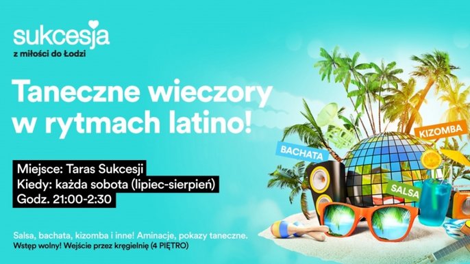 Taneczne wieczory w rytmach latino z Project Salsą na tarasie Sukcesji - mat. pras. Sukcesja