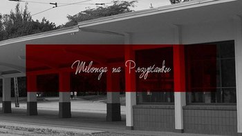 Grafika promująca wydarzenie: Lato z Tangiem w Łodzi "Milonga na Przystanku" - w Parku Staromiejskim w Łodzi -  mat. pras. Przystanek tango