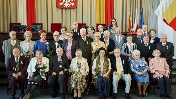 50 lat od złożenia przysięgi małżeńskiej - fot. Radosław Jóźwiak / UMŁ