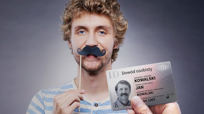 Kampania jest odpowiedzią na zagrożenia związane z kradzieżą tożsamości i wzrastającą liczbę przestępstw wyłudzenia kredytów, przy użyciu cudzego dowodu osobistego - mat. nieskradzione.pl