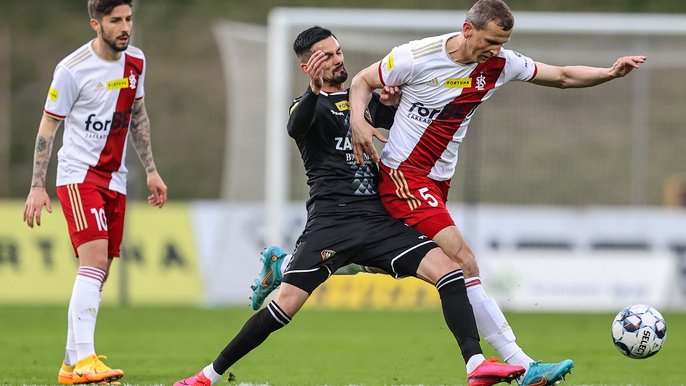 ŁKS Łódź, Antonio Dominguez i Maciej Dąbrowski - fot. Łukasz Grochala