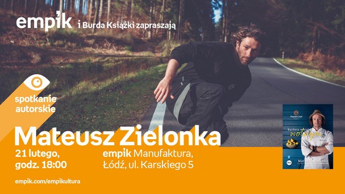 Mateusz Zielonka - spotkanie autorskie w Empiku w Manufakturze - fot. mat. pras. Salon Empik Łódź Manufaktura