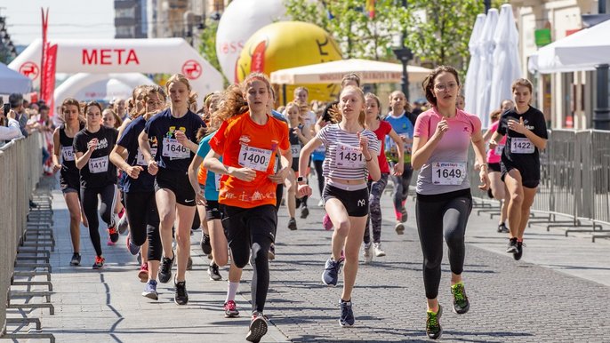 Mini Bieg Ulicą Piotrkowską - mat. prasowe