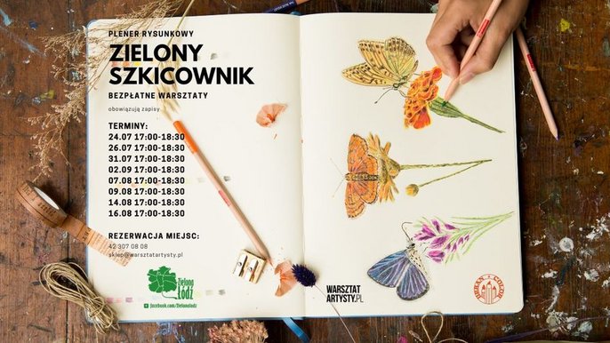  - Plener rysunkowy "Zielony Szkicownik" w Parku Helenów