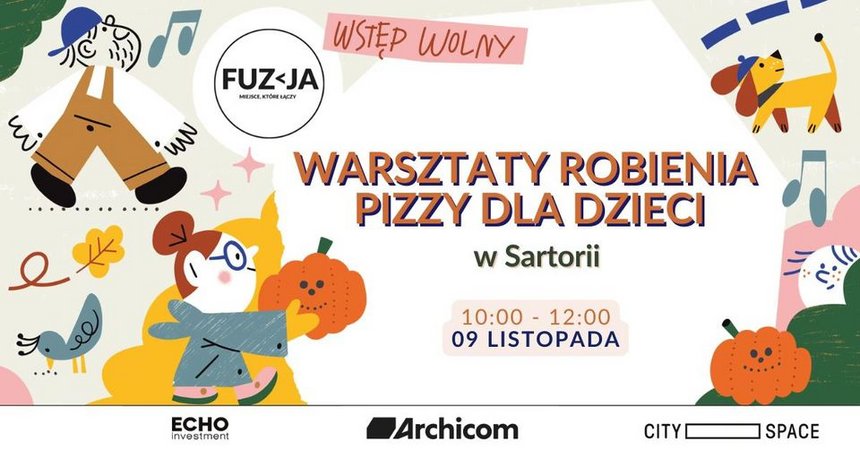 Warsztaty robienia pizzy dla dzieci w Sartorii w Fuzji