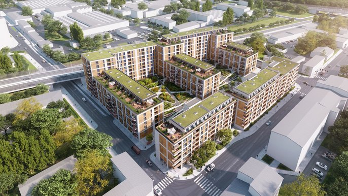 Resicapital Cavatina powstanie przy ul. Tuwima - mat. pras. (wizualizacje mają charakter poglądowy)