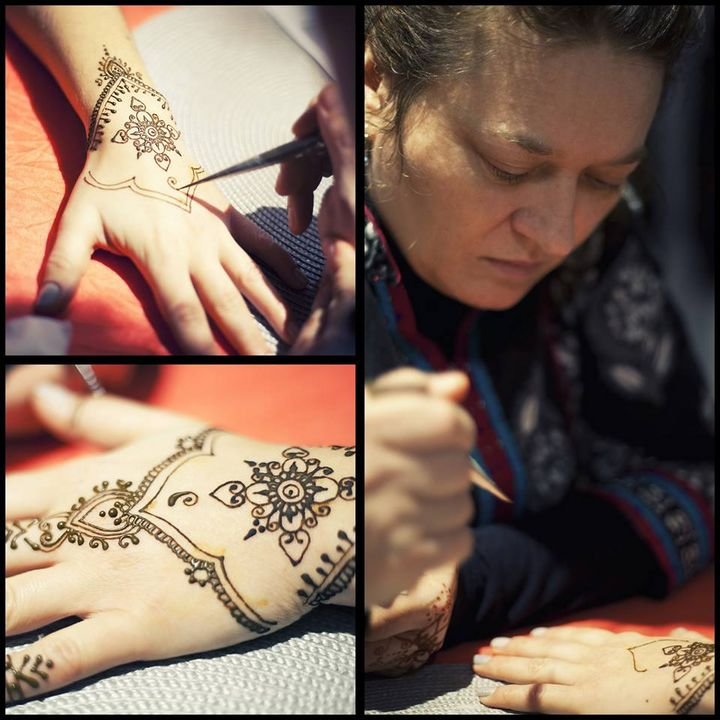 Iwona Salamon. Zdjęcie z profilu użytkownika I love henna art , https://www.facebook.com/hennowanie/