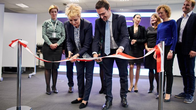 Oficjalne otwarcie nowego Centrum Usług Wspólnych dla Finansów Whirlpool Corporation EMEA - fot. Sebastian Glapiński / UMŁ