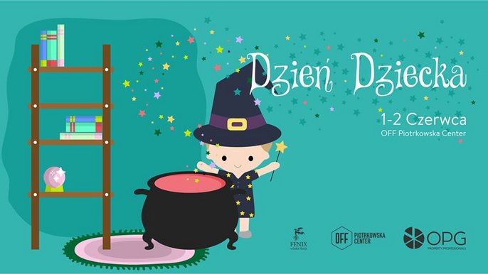 Grafika promująca wydarzenie: Magiczny Dzień Dziecka na OFF Piotrkowska Center - fot. mat. OFF Piotrkowska Center