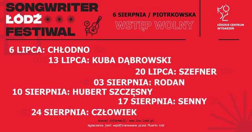 Songwriter Łódź Festiwal na Piotrkowskiej