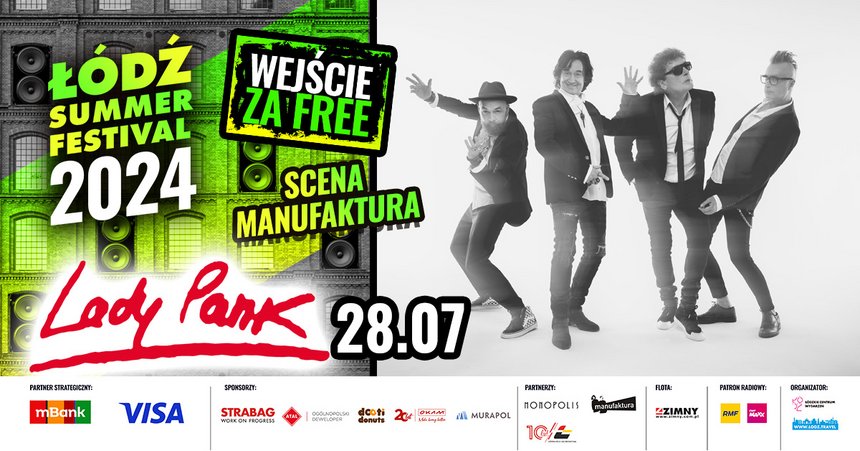 Łódź Summer Festival 2024: Lady Pank - Scena Manufaktura