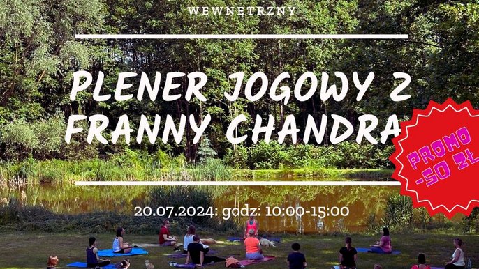  - Plener Jogowy z Franny Chandra – Zanurz się w Naturze, Odkryj Spokój Wewnętrzny! w Studio Jogi Kerala