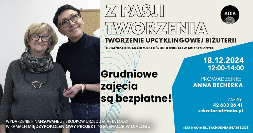 z pasji tworzenia tworzenie upcyklingowej biżuterii