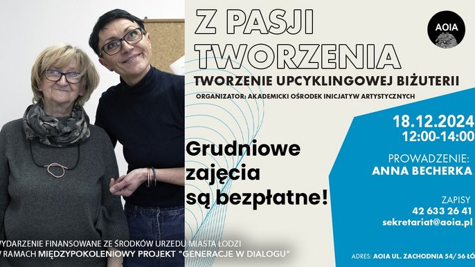  - z pasji tworzenia tworzenie upcyklingowej biżuterii