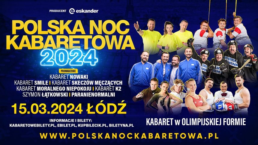 Polska Noc Kabaretowa 2024 w Atlas Arenie